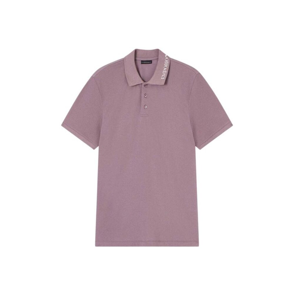 Emporio Armani EA7 Mens Short-Sleeved Polo Shirt / Old Rose